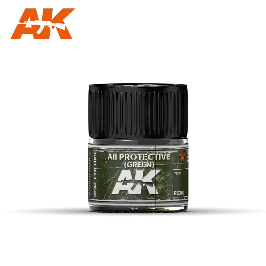 AK Interactive Real Colors: AII Green 10ml - RC309